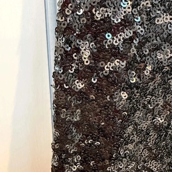 Aidan by Aidan Mattox Cap Sleeve Sequin Plunging Cocktail Dress Size 6 NWT - Picture 7 of 15